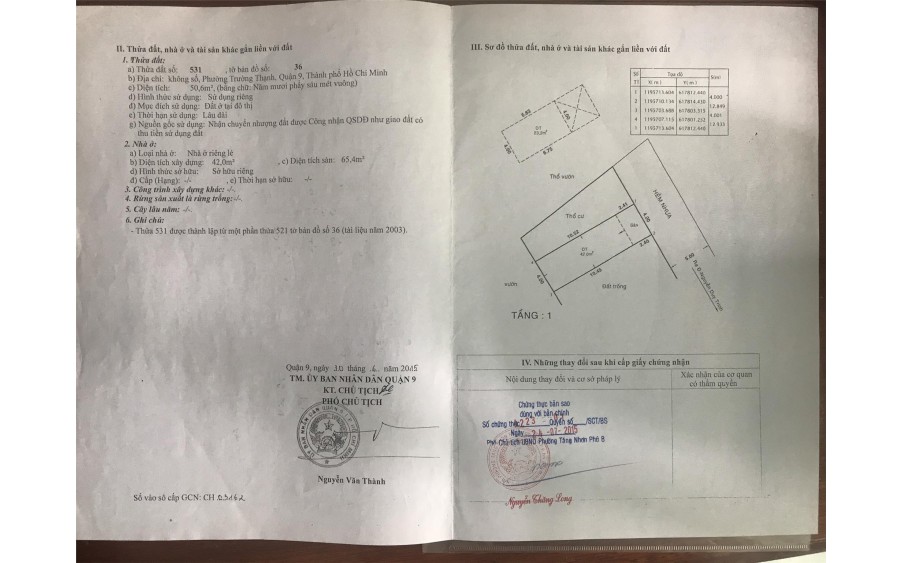 Cần bán nhà Quận 9 65m2 ngay chợ Long Trường - Đông Tăng Long giá 3.17 tỉ sang sổ